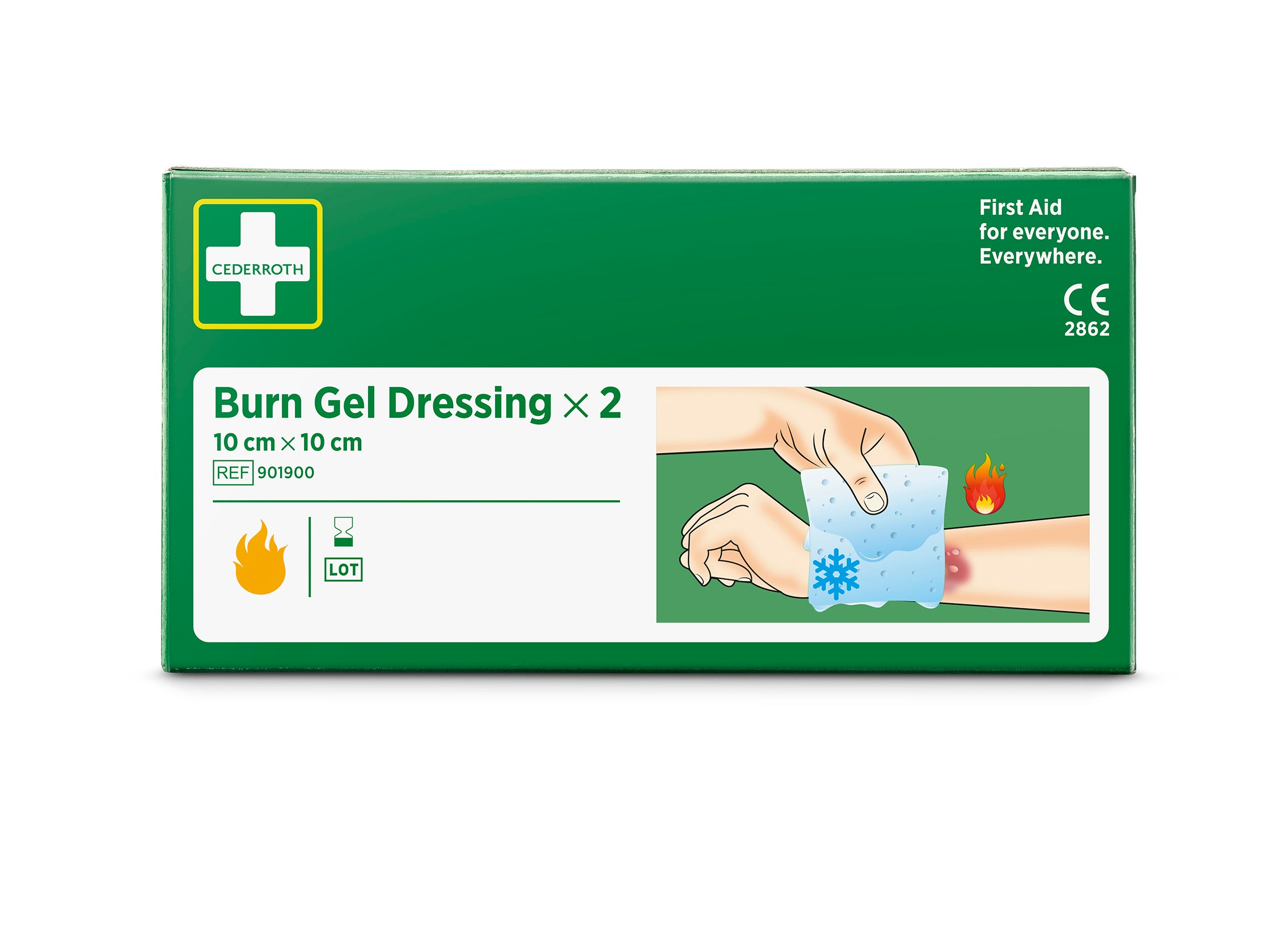 Burn Gel Kompress Cederroth x2